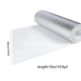 Window Stickers 8yg H8j Hjy Ery Kuyjth Tyeytgg Hyj Reflective Film Radiator Aluminum Foil Thermal Insulation Self Adhesive Tint