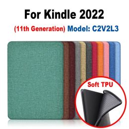 Funda Smart Case Auto Sleep/Wake Soft C2V2L3 Protective Shell Ultra Slim Shockproof for Kindle 11th Gen 2022