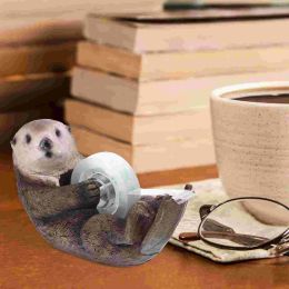 Tape Dispenser Non-Skid Tape Cutter Holder Kawaii Animal Shaped Tape Dispenser Tape Cutting Tool Home Office Supplies