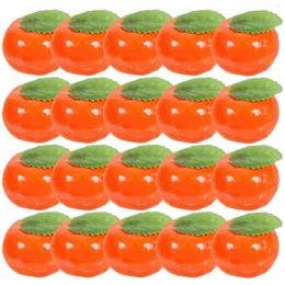 Party Decoration 20 Pcs Simulated Small Fruit Model Set Fruits Models Decorate Simulation Fake Orange Realistic Ornaments Plastic