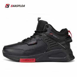 Boots Baasploa Winter Shoes Men Cotton Shoes 2021 Waterproof Comfortable Casual Sneaker Nonslip Shockabsorbing Male Running Shoes