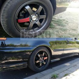 4 x New Car Styling Car Wheel Rim Decorative Vinyl Stickers Classical Car Vinyl Decals for Volk Racing Rays Engineering