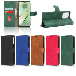 For Motorola Moto Edge 40 Cover Wallet Full Protect Mobile Phone Case For Moto Edge40 Case Skin Feel Flip Leather Funda
