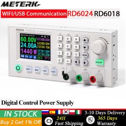 RD6024 RD6018 60V 24A USB Color Display Screen DC Adjustable Step Down Voltage Bench Power Supply Buck Converter Data Storage