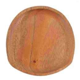 Plates Wooden Plate Fruit Serving Tray Irregular Wood Platter Jewellery