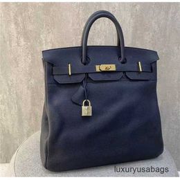 Designer High Capacity Handbags 50cm Bag Large Bag Collection Bag 50cm Full Hand Stitched Leather HAC Bag WN-SA6A