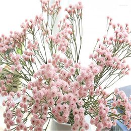 Decorative Flowers Small Fresh Starry Gypsophila Artificial Flower Fake Arrangement Home Decoration Wedding Feel Soft Gel