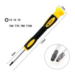 1pc Torx Screwdriver With Hole T3 T4 T5 T7 Screwdriver For Disassemble Game Console 360 PS3 PS4 Handle Removal Tool Hand Tools