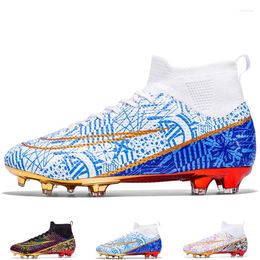 American Football Shoes Soccer Society Original Boots Indoor High Ankle Non Slip Children's Sports