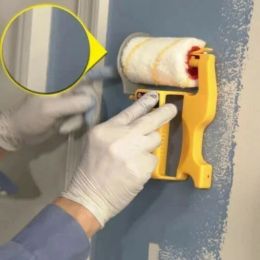 Clean Cut Paint Edger Trimming Roller Brush Clean-Cut Paint Roller Brush Hand-held Paint Edger Roller Tool