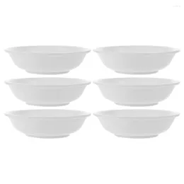 Plates 6 Pcs Serving Dishes Side Appetisers Dipping Bowl Plate Mini Condiments Round Small Bowls