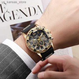 Wristwatches 2023 New Quartz Mens Luxury Brand High Quality Sports Watch Orologio uomo erkek kol saati uhren herren240409