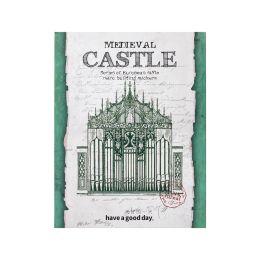 10 Sheets Mediaeval Castle Series Vintage Castle Theme Litmus Paper Material Creative DIY Journal Collage Decor Stationery