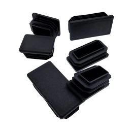 10Pcs Black Plastic Steel rectangular pipe plug Furniture Leg Anti Slip Feet Protector Pad Plastic square tube cap plug cap