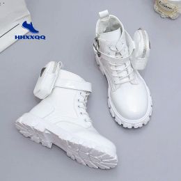 Boots 2022 New Winter Children Shoes Pu Leather Waterproof Plush Boots Kids Snow Boots Brand Girls Boys Casual Boots Fashion Sneakers