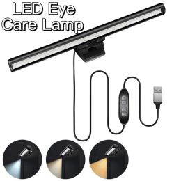 Gadgets LED Laptop Lamp Dimmable USB Hanging Screen Cold & Warm DualColor Light Bar for Computer PC LCD Monitor Eye Protection Lights