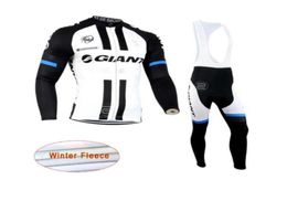 2019 NEW team Cycling Winter Thermal Fleece jersey (bib) pants sets men Long Sleeves bike maillot roupa ciclismo lzdboss2524236