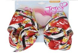jojo swia 36 STYLE Hair Bows for Girls Print Hair Clips for Kids 8Inch Valentine039s Day bowknot Clip Hair Accessories 10pcs4413519