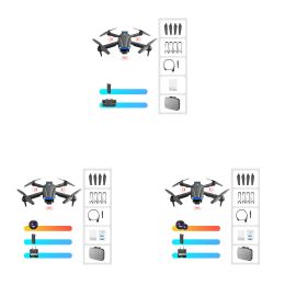 Drones Obstacle Avoidance Foldable Drone Remote Control Quadcopter Aircraft Adjustable Speed Airplane Toy Without Camera