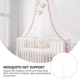 1 Set Mosquito Net Holder Infant Crib Canopy Bracket Metal Crib Mosquito Net Stand Children's beds