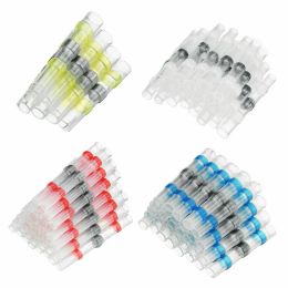 200pcs Waterproof Solder Wire Connector Kit Seal Heat Shrink Butt Wire Connectors with Soldering Sleeve