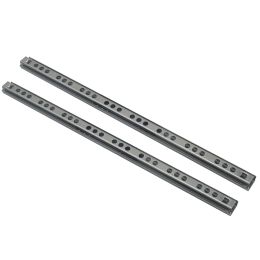 Micro Ball Guide Two Sections 17 Wide Steel Ball Two Fold Ball Slide Drawer Steel Ball Slide 8/10/11/14/16 Inches