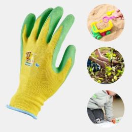 Children Durable Breathable Gardening Gloves Waterproof Toddlers Oil Resistant Non-slip Anti-stab Handwork Protective Gloves