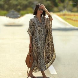 Polyester Long Beach Dress Swimsuit Cover Up Kaftan Sarong Vestido Swim Wear Ropa De Playa Tunic Q1097