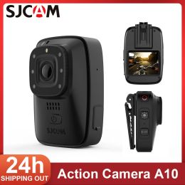 Cameras SJCAM A10 Portable Law Enforcement Body Camera Stabilization Infrared Lamp Security Night Vision IP65 Sports Video Action Camera