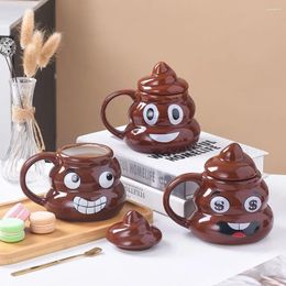 Mugs Personzlized Spoof Poop Mug Easy Cleaning Coffee Water Cup For Daily Use