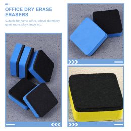 24 Pcs Square Whiteboard Eraser Office Accessories Lightweight Felt Cloth Child