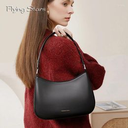 Shoulder Bags Genuine Leather Bag Fashionable Women's Handbag Top Layer Cowhide Brand Designer Luxurious Underarm Tote