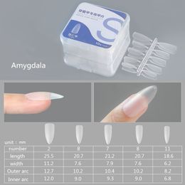 100pcs/box False Nails Nail Wearing Special Nail Tablets for Nail Enhancements, Ultra Thin and Traceless False Nail Patch