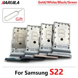 For Samsung S22 Plus Ultra Dual SIM Card Slot SD Card Tray Holder Adapter