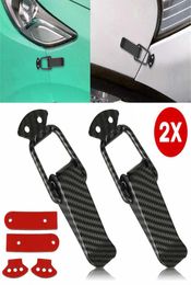 2Pcs Universal Metal Bumper Durable Security Hook Lock Clip Kit Clip Hasp For Racing Car Truck Hood Quick Release Fastener Auto6779526