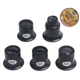 1 Pc Portable 10X Monocular Magnifying Glass Loupe Lens Jeweller Tool Magnifier P15F