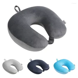 Pillow Ushaped Foam Particles Slow Rebound Filler Outdoor Travel Aeroplane Car Nap Neck Home And Garden