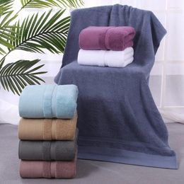 Towel Plain Adult Bath Cotton Household Bathroom Absorbent Quick-Drying Towels Beauty Salon El Supplies Beach Set