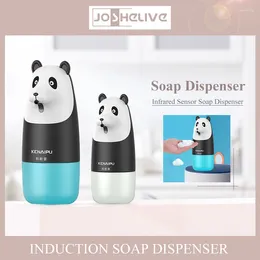 Liquid Soap Dispenser 280ML Automatic Panda USB Charging Touchless Sensor Infrared Induction Foam Bashroom Hand Washer Tools