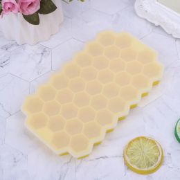 2024 New 37 Grids Honeycomb Mini Ice Maker Cube Eco-Friendly Cavity Silicone Tray Mold