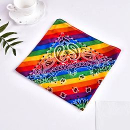 LGBTQ+ Rainbow Hairband Wrap Pride Month Bisexual Headwraps Exquisite Head Scarf Turban Bandanas Pride Month Hairband