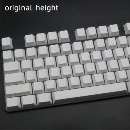 Accessories Customised PBT Blank White Keycaps Cherry OEM XDA Profile Not Print Key Cover Replacement for Mechanical Keyboard DIY F19E