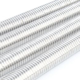 6061 Aluminium Threaded Rod Full-Thread Bar M5 M6 M8 M10 M12 M14 M16 Length 40mm - 200mm