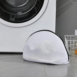 Laundry Bags Fine Mesh Bag For Shoes Ventilated With Zipper Capacity Thickened Anti-winding
