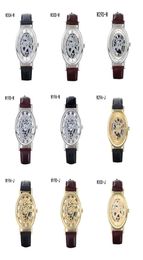 gift Quartz Wrist watches fashion business strap watchpower reserve hollow Analogue models mens watches 6 pieces a lot mix col8117314