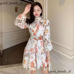 lousis vouton bags Designer High Quality Luxury Sweet Lantern Sleeve Hook Flower Ladies Dress Korean Printed Collar Modern Lady Prom Dresses 906