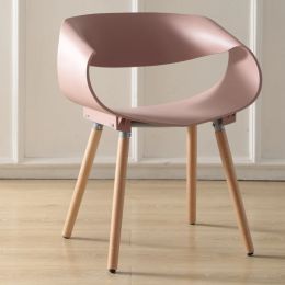 Modern dining chair INS Design plastic backrest stool Living room Balcony cafe Lounge armchair vanity chair Restaurant furniture