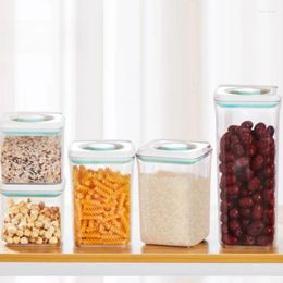 Storage Bottles Household Sealed Jar Grain Organiser Bottle Plastic Transparent Non-Glass Watertight
