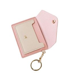 New waterproof PU Leather Coin Purse Small Coin Card Pouch women girls student portable storage coin pouch