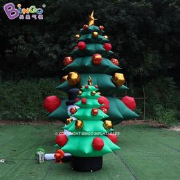 wholesale New arrival advertising inflatable Christmas background inflation cartoon wall for outdoor party event decoration toys sport